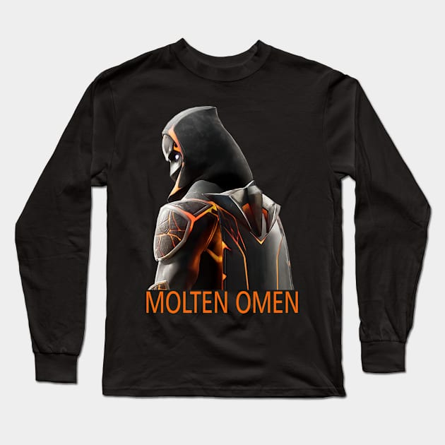 Molten Omen Long Sleeve T-Shirt by ritadesign